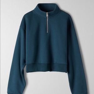 Aritzia TNA Monteview Cropped Sweater Fresque XS